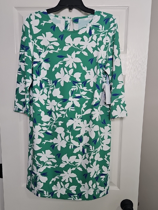 Southern Tide Dresses & Skirts - Southern Tide Leira 3/4 Sleeve‎ UV Protection Shift Dress: Simply Green: Small